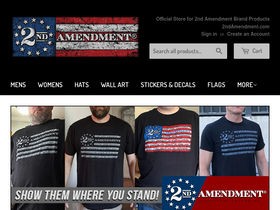 2ndamendment.com homepage screenshot