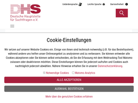 'dhs.de' screenshot
