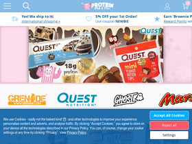 'proteinpickandmix.co.uk' screenshot