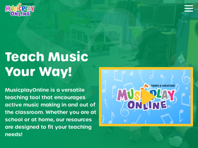 'musicplayonline.com' screenshot