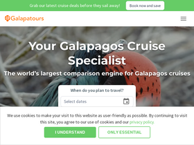 'galapatours.com' screenshot