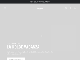 Badawii Beachwear® Middle East homepage screenshot