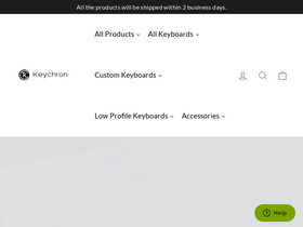 'keychron.com' screenshot