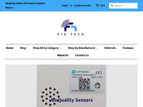 fiz-tech.net homepage screenshot