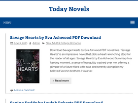 'todaynovels.com' screenshot
