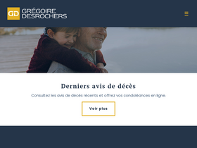 'gregoiredesrochers.com' screenshot