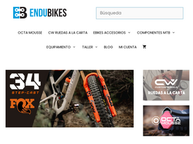 'endubikes.com' screenshot