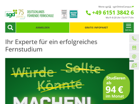 'sgd.de' screenshot