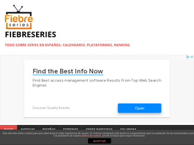 'fiebreseries.com' screenshot