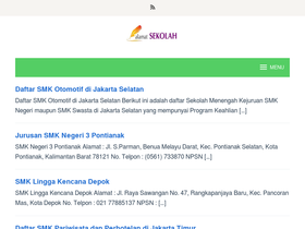 'alamatsekolah.com' screenshot