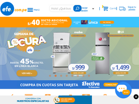 'efe.com.pe' screenshot