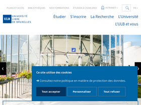 'ulb.be' screenshot