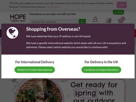 'hope-education.co.uk' screenshot