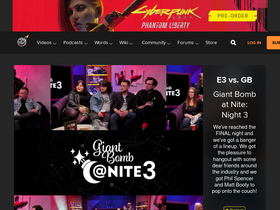 'giantbomb.com' screenshot