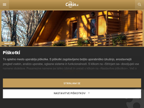'cekin.si' screenshot