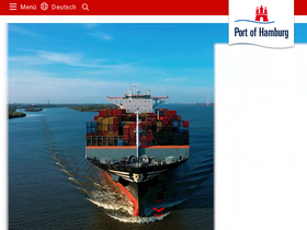 'hafen-hamburg.de' screenshot