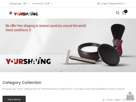 'yourshaving.com' screenshot