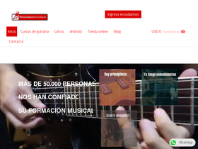 'clasesdeguitarra.com.co' screenshot