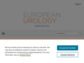 'europeanurology.com' screenshot