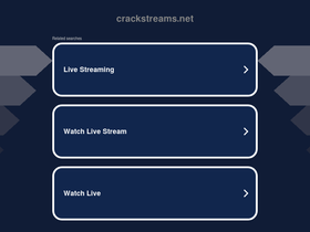 'crackstreams.net' screenshot