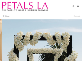 Petals homepage screenshot