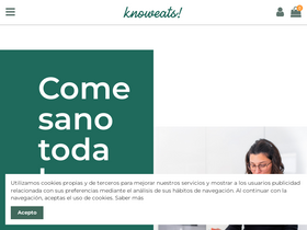 Knoweats homepage screenshot