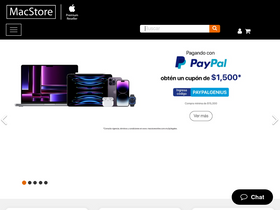 'macstoreonline.com.mx' screenshot
