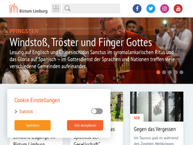 'bistumlimburg.de' screenshot