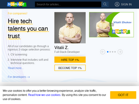 'soshace.com' screenshot