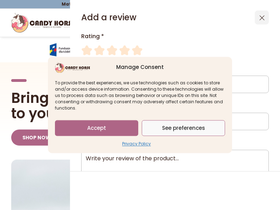 Candy Horse & Herbi Horse homepage screenshot