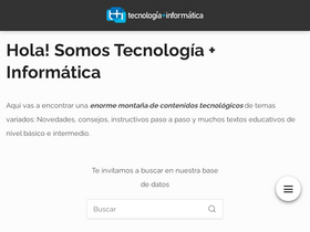 'tecnologia-informatica.com' screenshot