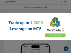 'easymarkets.com' screenshot