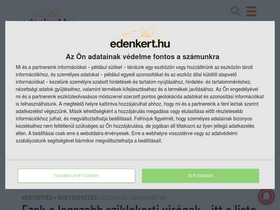 'edenkert.hu' screenshot