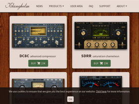 'klanghelm.com' screenshot