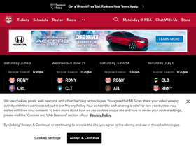 'newyorkredbulls.com' screenshot