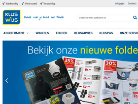 'kluswijs.nl' screenshot