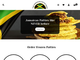 thejamaicanpattieshop.com homepage screenshot