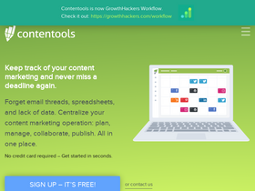 'contentools.com' screenshot