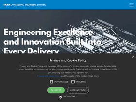 'tce.co.in' screenshot