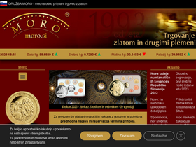 'moro.si' screenshot