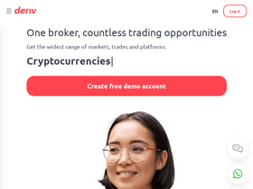 'deriv.com' screenshot