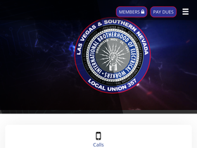'ibew357.net' screenshot