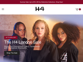 h4london.com homepage screenshot