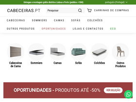 'cabeceiras.pt' screenshot