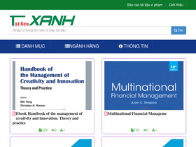 'tailieuxanh.com' screenshot