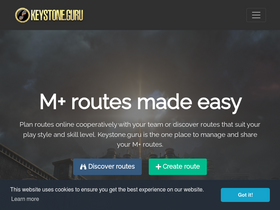 'keystone.guru' screenshot