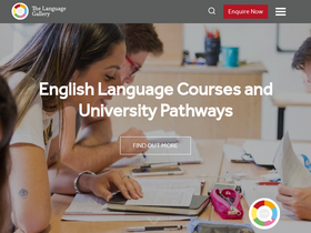 'thelanguagegallery.com' screenshot