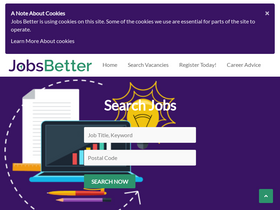 'jobsbetter.net' screenshot