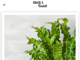 'crateandbasket.com' screenshot