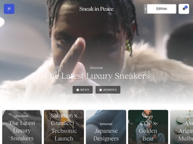 'sneakinpeace.com' screenshot